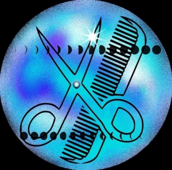 Schöne Haare Mond Schere Kamm